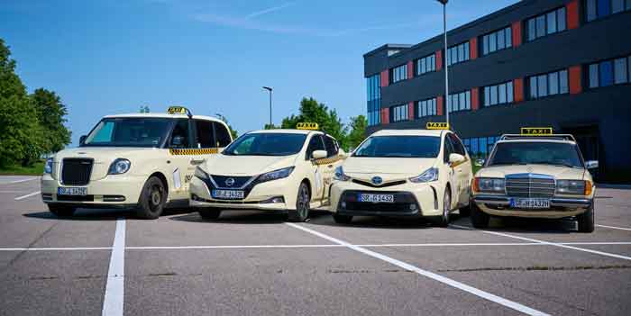 Taxiflotte von Taxi & Mietwagen Ostbayern in Straubing